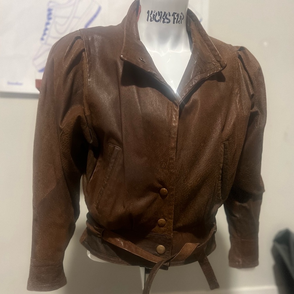 Vintage 80's G3 Genuine Leather Jacket with 3M Insulation Liner